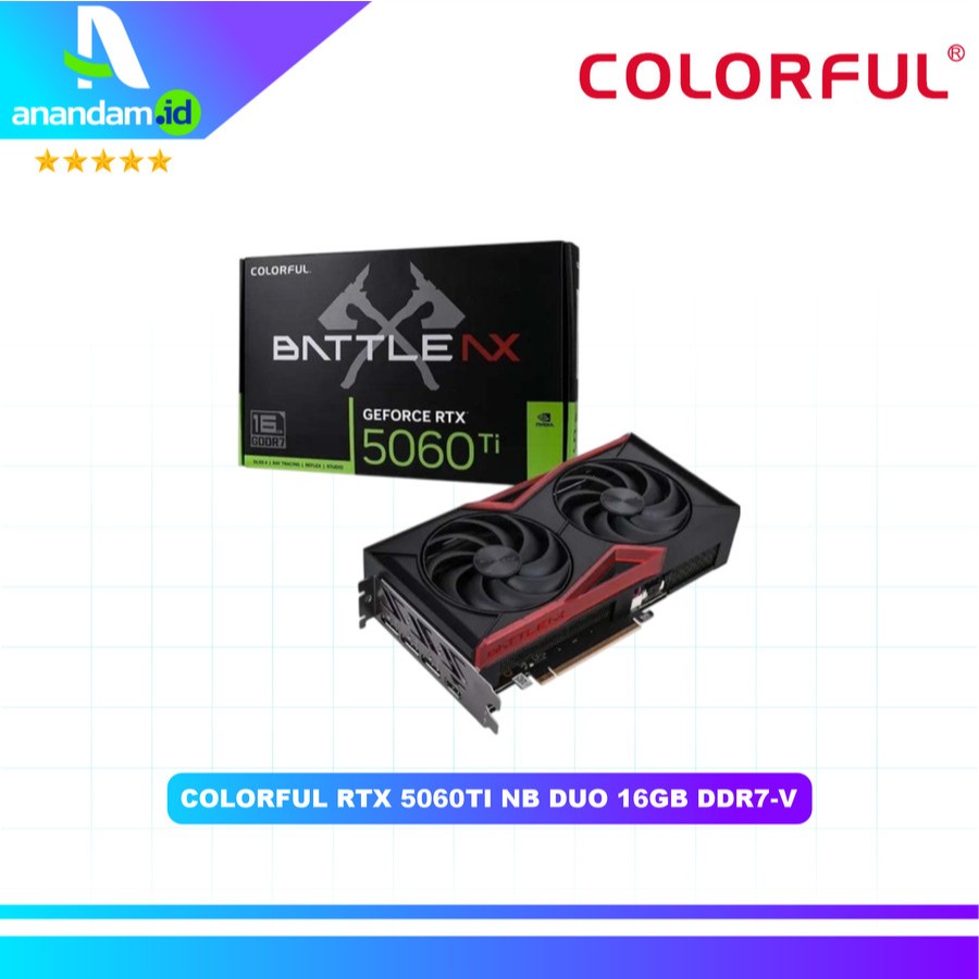Jual VGA COLORFUL RTX 5060 Ti NB DUO 16GB-V | RTX 5060Ti 16GB GDDR7 ...