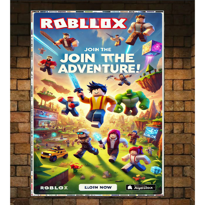 Jual Poster roblox 2025 | Shopee Indonesia