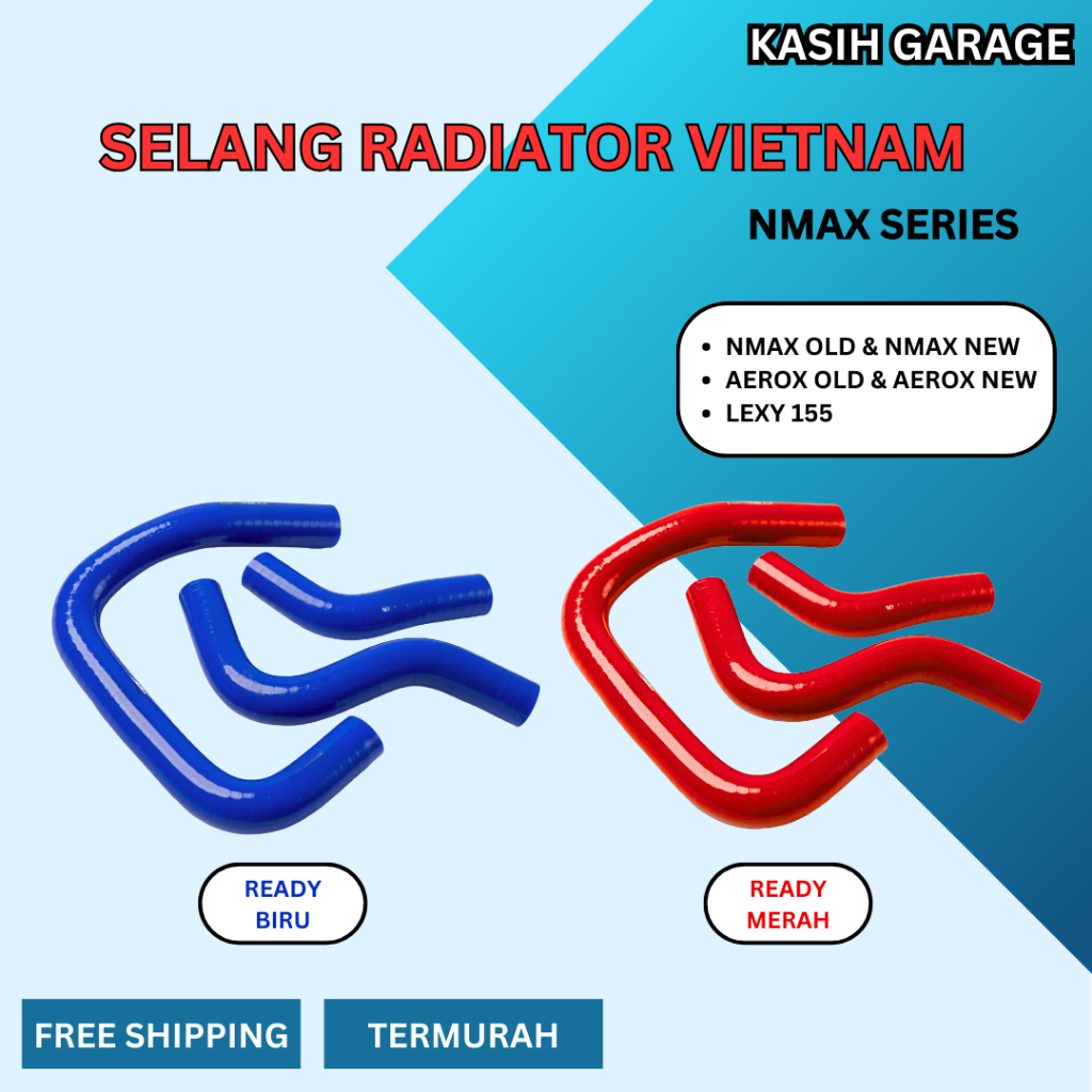 Jual Promo Selang Radiator Motor Nmax Old,Nmax New,Aerox Original Clamp ...