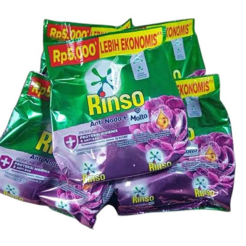 Jual SABUN RINSO 1 PCS 5000 AN KEMASAN 195 GRAM | Shopee Indonesia