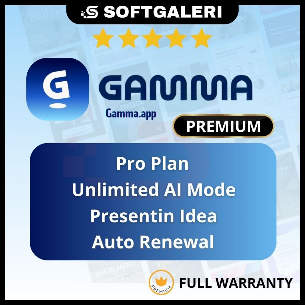 Jual [24h delivery] Gammappt Pro | Gamma app | Ai PPT Prmium Member AI ...