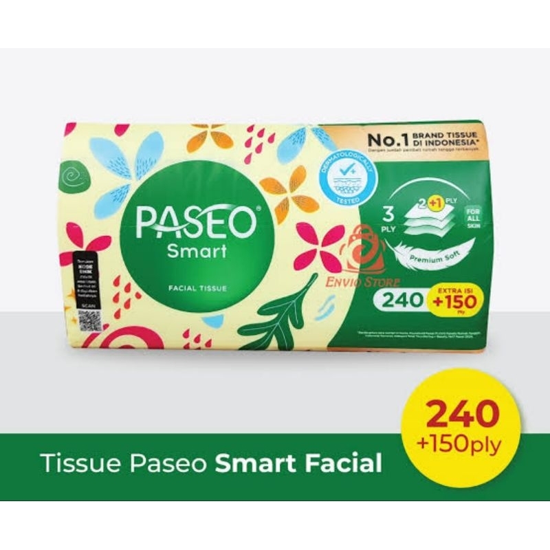 Jual Tisu Paseo Smart 240 + 150 ply tisu serbaguna ( Kemasan Baru ...