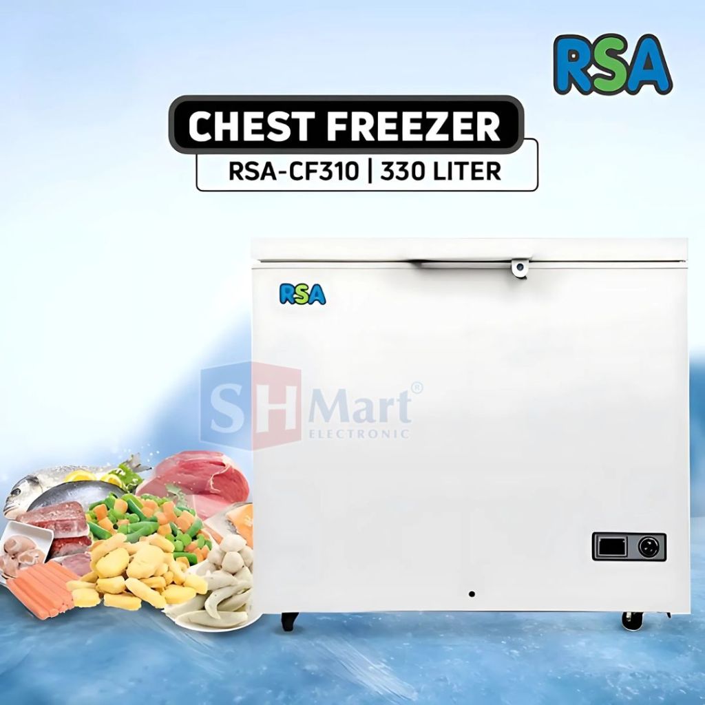 Jual CHEST FREEZER RSA 310 LITER CF310 / CF-310 FREEZER BOX GARANSI ...