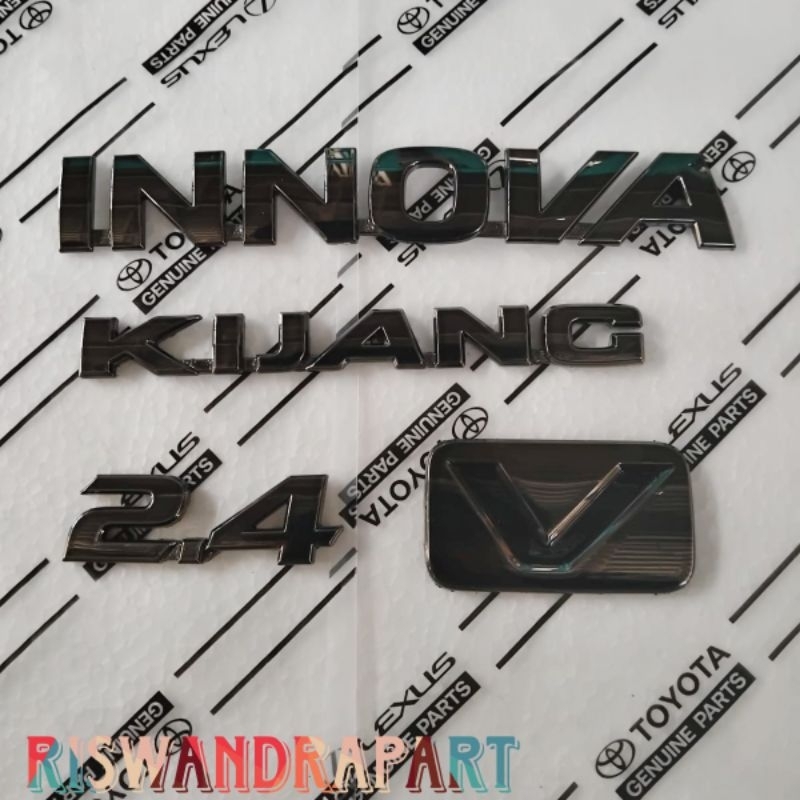 Jual logo Emblem tulisan innova reborn huruf INNOVA KIJANG TYPE 2.4 V ...