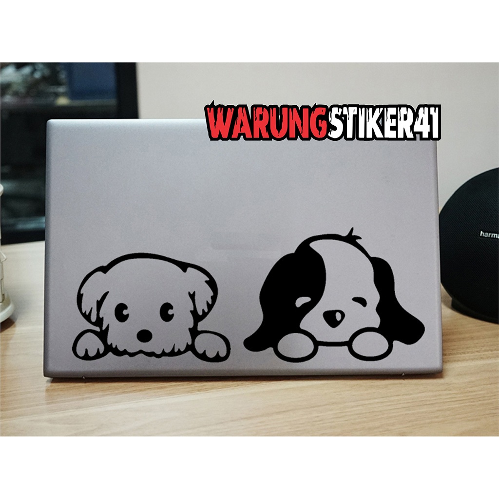 Jual stiker laptop dog sticker cutting custom murah | Shopee Indonesia