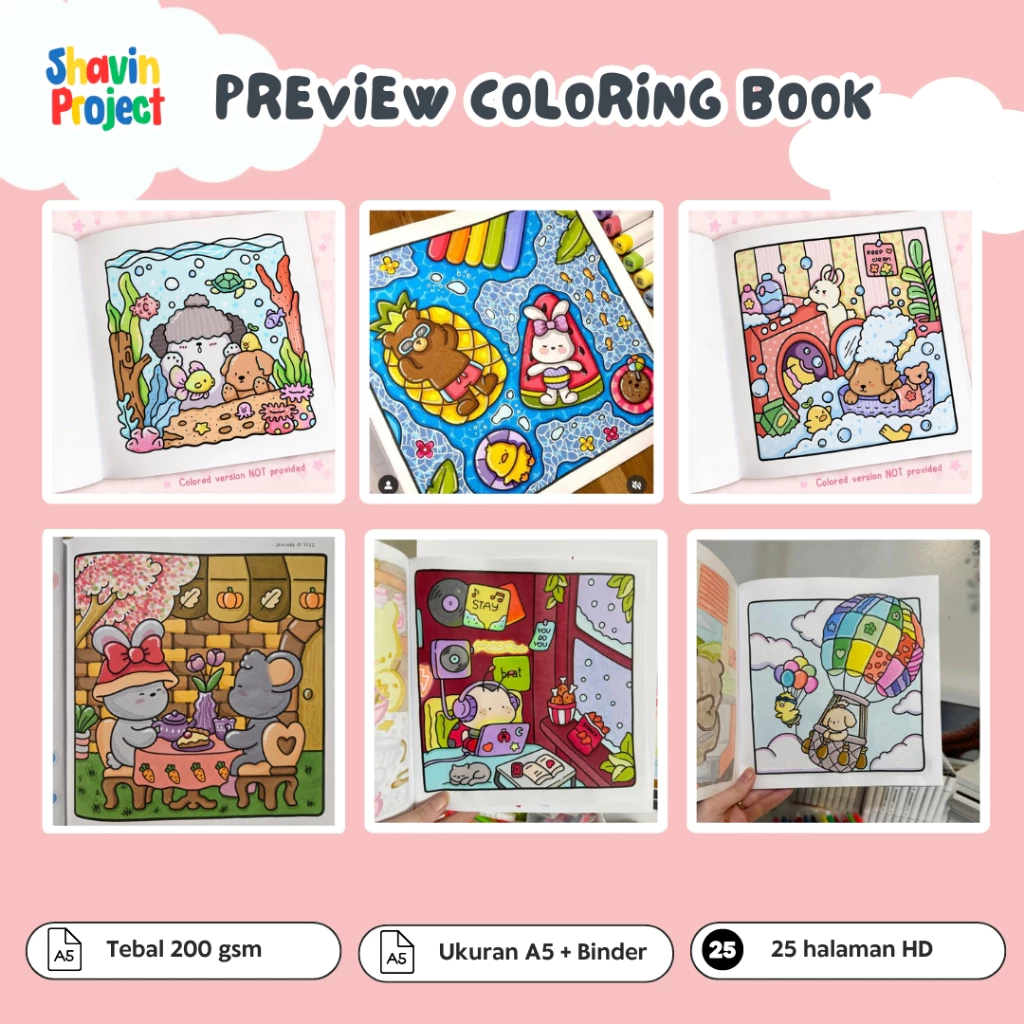 Buku Mewarnai untuk Anak Anak