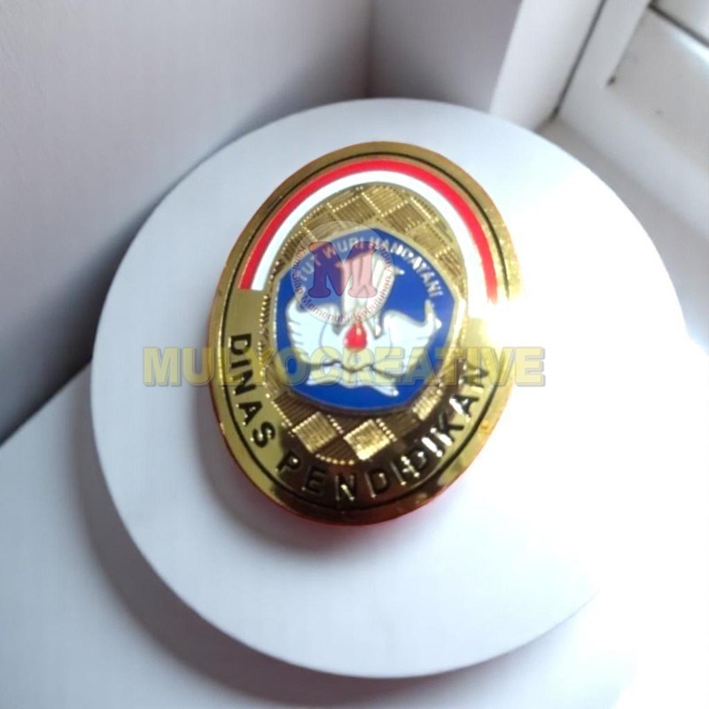 Jual Lencana Pin Disdik Magnet Pin Logo Dinas Pendidikan Oval | Shopee ...