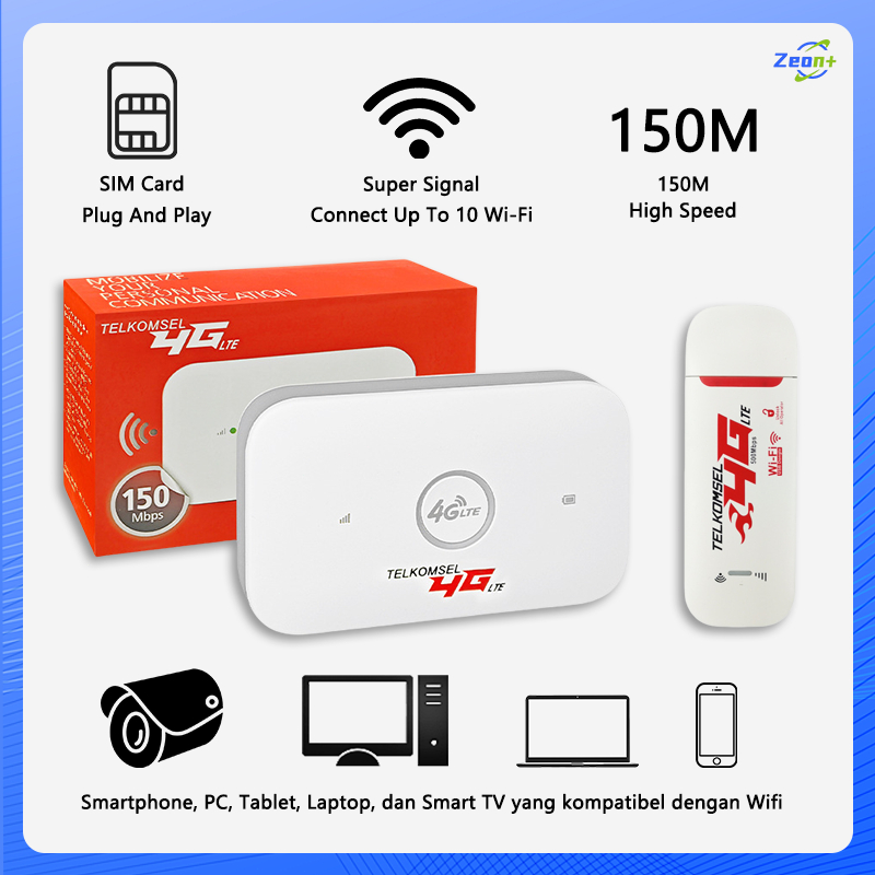 Jual Modem WIFI Mifi All Operator 4g Mudah Dibawa USB 500Mbps 4g ...