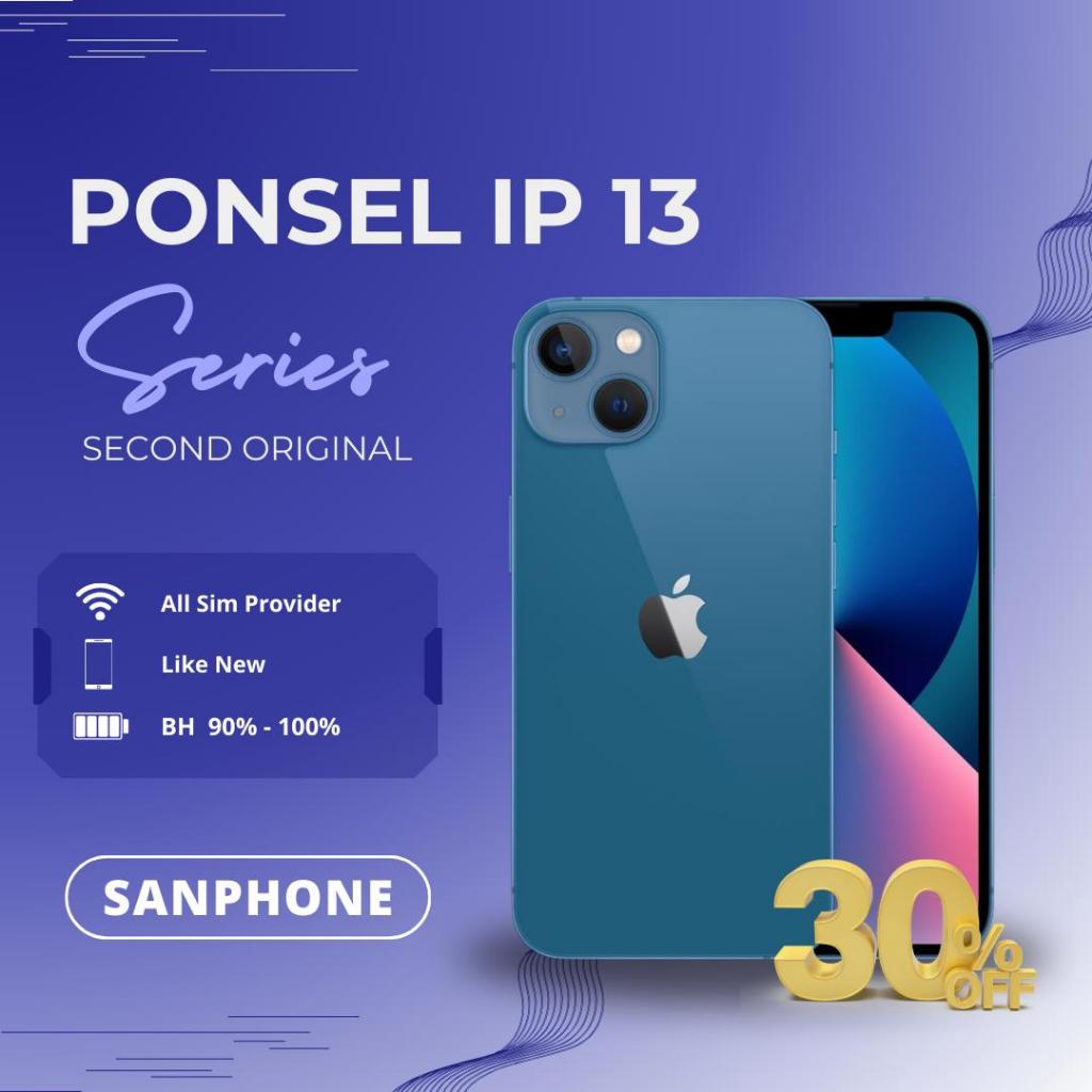 Jual IP 13 SERIES 256GB/128GB SECOND ORIGINAL | Shopee Indonesia