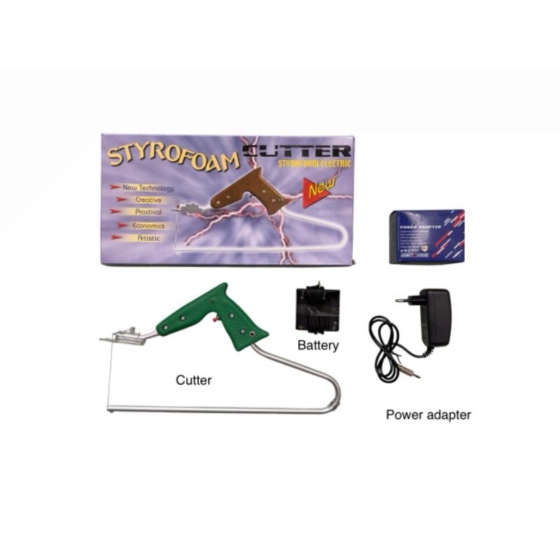 Jual Pemotong Gabus Elektrik Styrofoam Cutter dan Power Adapter Adaptor ...