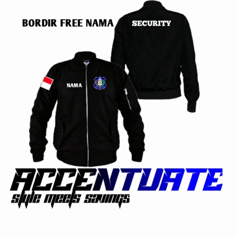 Jual Jaket Bomber PEMDES Puma Scouth Sablon DTF dan bordir Bisa Custome ...