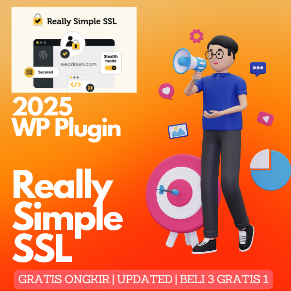 Jual Plugin WordPress 2025 Pro: Really Simple SSL Security Booster ...