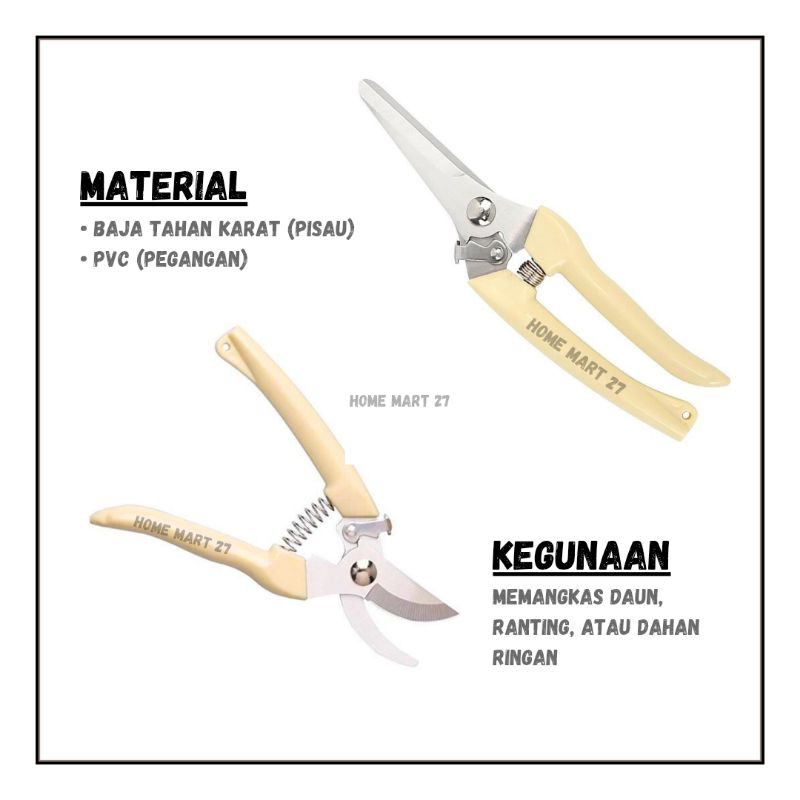 Jual Gunting Dahan / Gunting Ranting / Pruning Shears / Scissors Curve ...