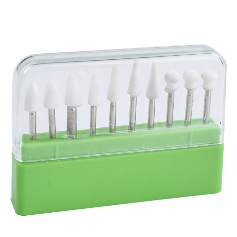 Jual 10pcs Dental Bur Poles White Stone / Bur Poles Gic Alpin / Bur ...