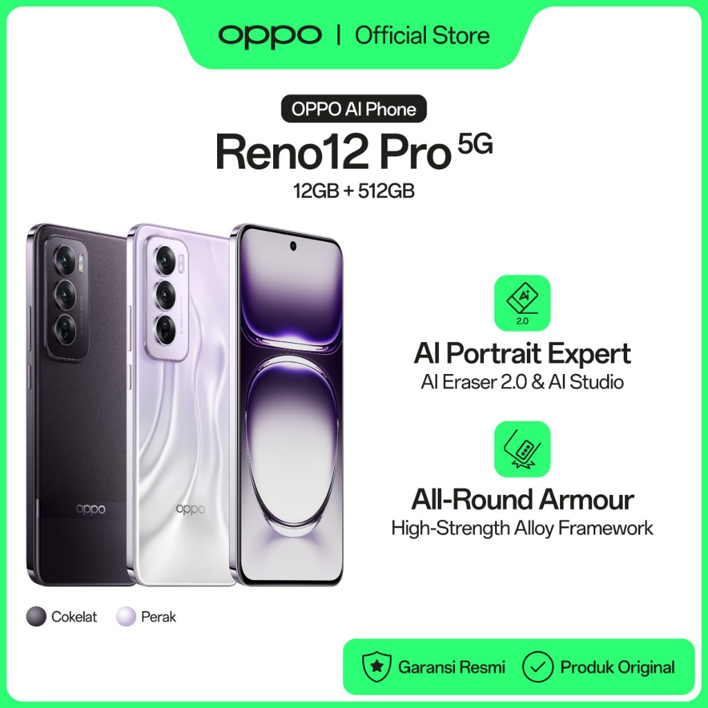 OPPO Reno12 Pro 5G - Front View