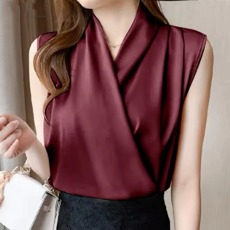Kemeja Satin Wanita