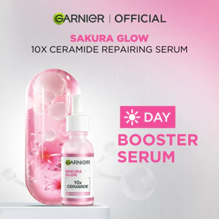 Garnier Sakura Glow Hyaluron 30x Booster Serum Skin Care 30ml | Untuk Kulit Glowing dalam 7 Hari | Reparing Serum