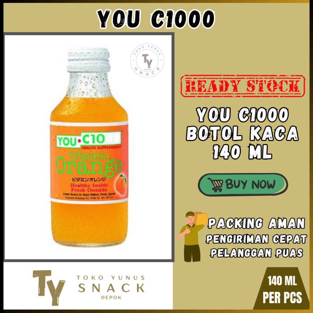 Jual YOU C1000 BOTOL KACA 140ML | Shopee Indonesia
