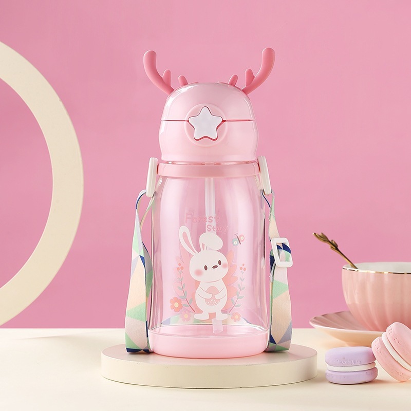 Botol Minum Anak Sedotan Botol Minum Anak Model Tanduk Rusa TOP406
