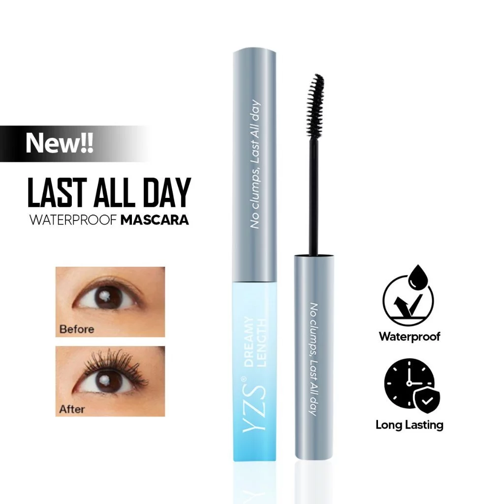 Maskara YZS Dreamy Lenght Mascara 2.0mm Pelentik Penebal Bulu Mata Tahan Lama | AutoStock