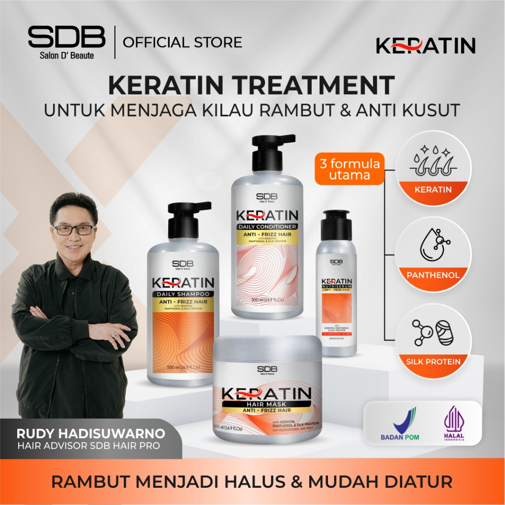 Jual SDB Keratin Treatment Series - All Variant / Anti Frizz hair ...