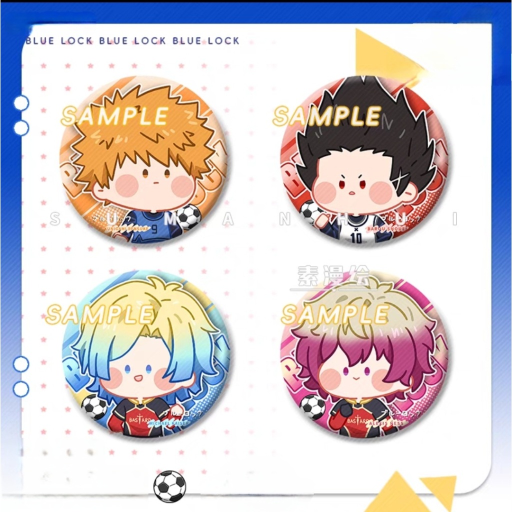 Jual Merchandise Pin Blue Lock Besar B (5,8 cm) | Shopee Indonesia