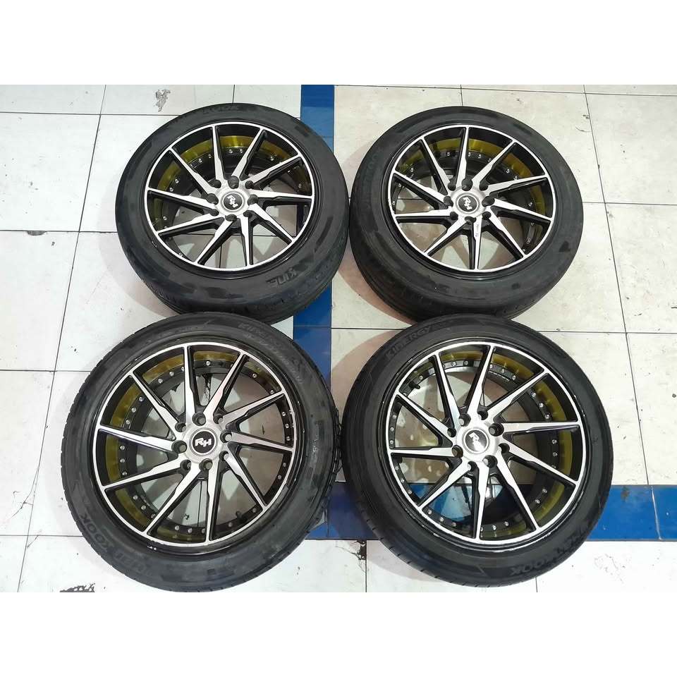 Jual Velg Second Racing RH R16X7 PCD 4X100/114,3 + BAN 195/50 HANKOOK ...