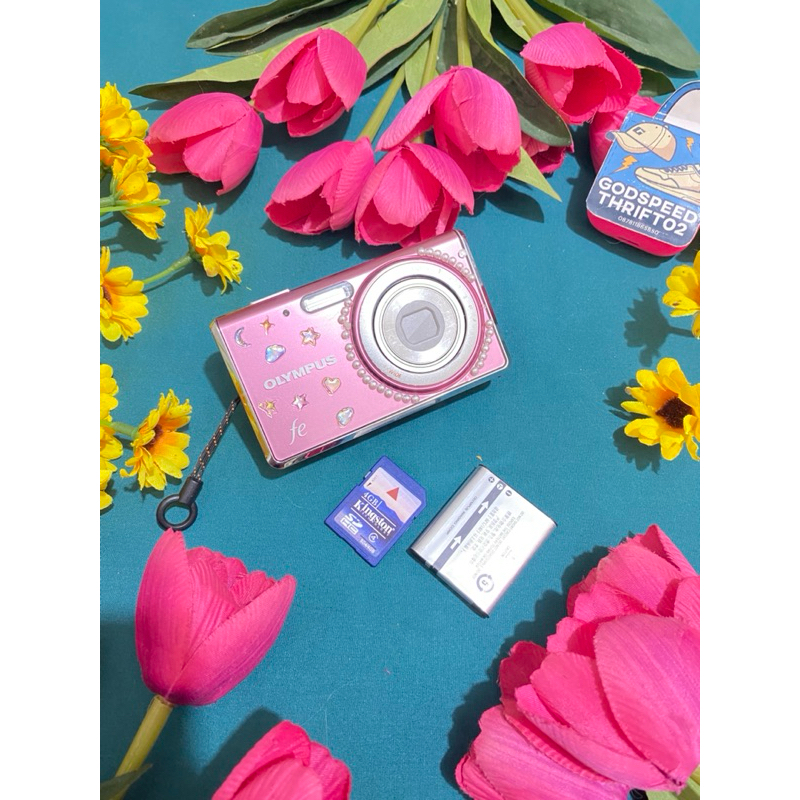 Jual Camera Digital Olympus FE-4020 Pink series 14.3 MegaPixels 4x