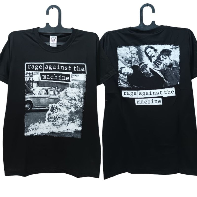Jual Kaos RAGE AGAINST THE MACHINE | RATM | Built up 24s | Shopee Indonesia