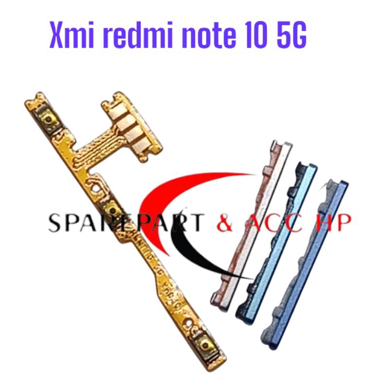 Jual Flexsibel on off volume+tombol luar volume XIAOMI REDMI NOTE 10 5G ...