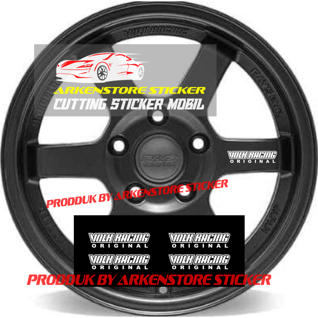 Jual Sticker volk racing sticker velk volk racing original sticker velk ...