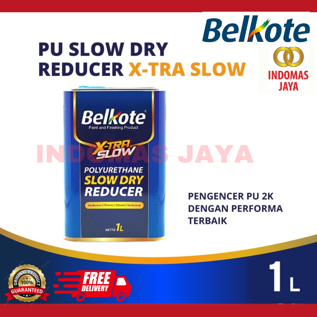 Jual Thinner Belkote Extra Slow Dry Reducer 1 LITER ( Extra Slow Dry 1 ...