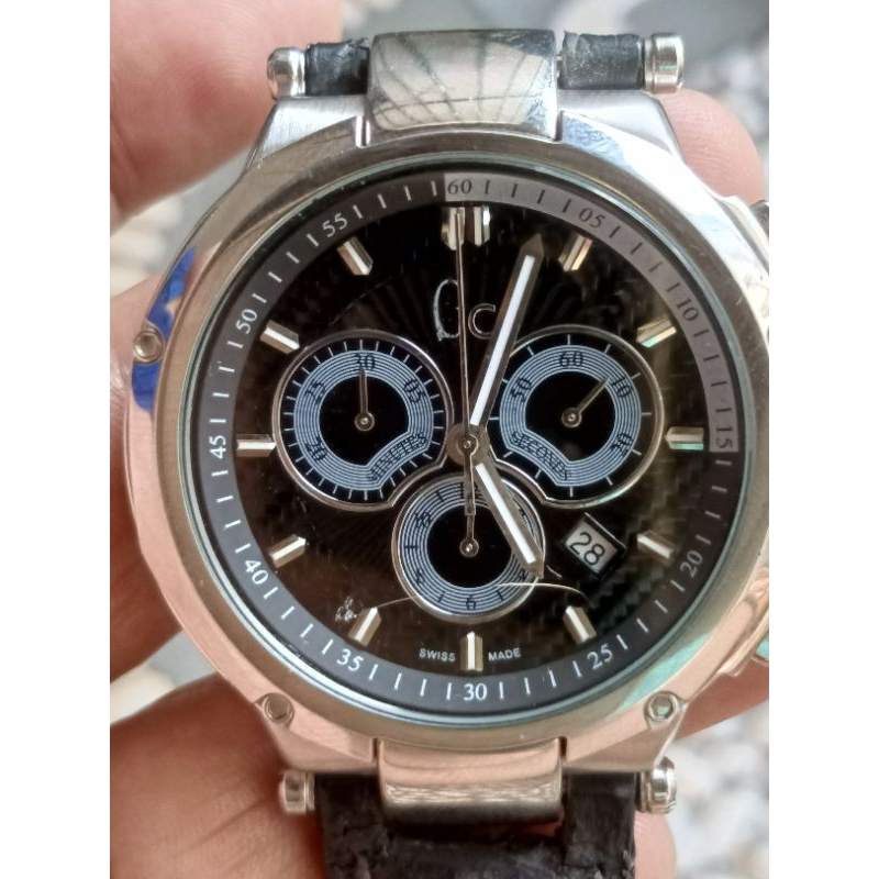 Jual jam GC full original mesin ronda kuning bekas | Shopee Indonesia