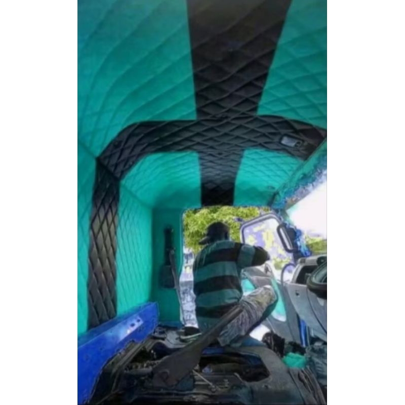 Jual cover pelapis atap pelafon dan kabin fullset untuk mobil truk ...