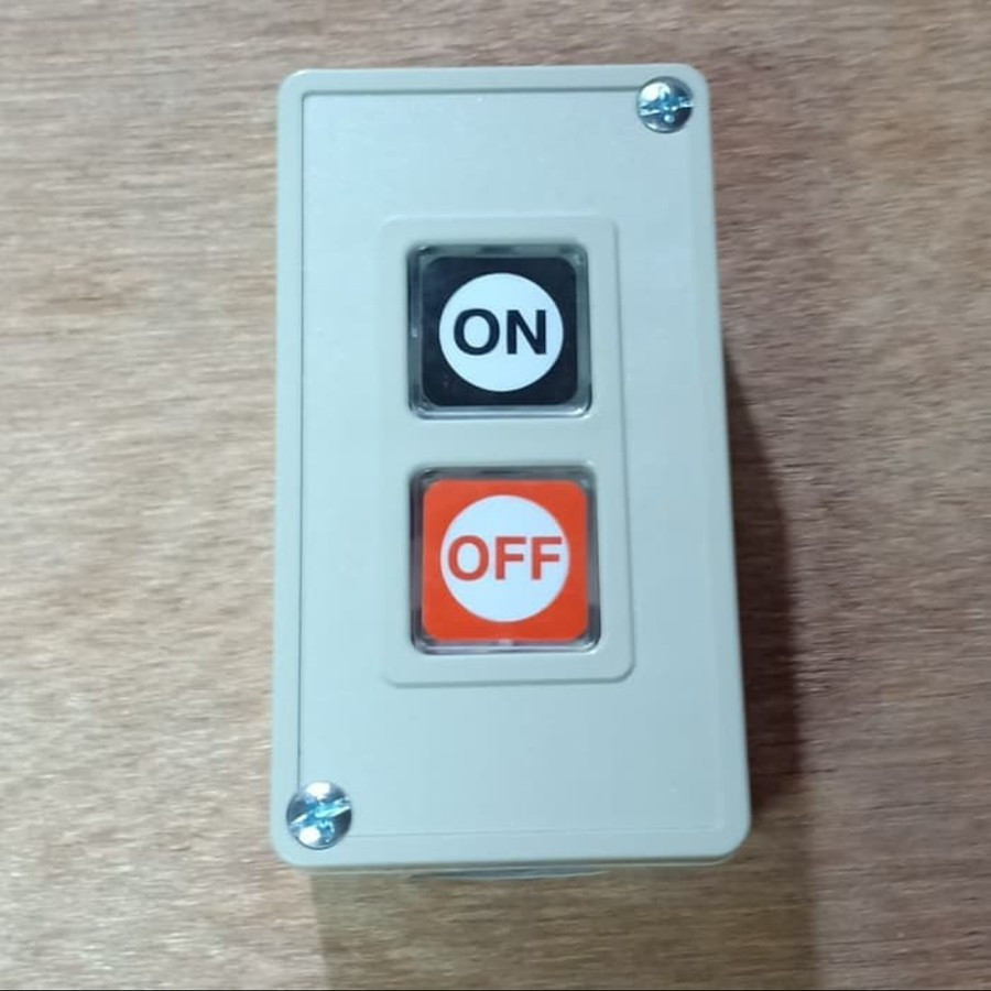 Jual CONTROL PUSH BUTTON ON-OFF TPB-2 3A / 250V FORT | Shopee Indonesia