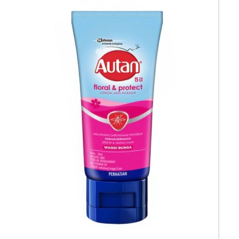 Jual Autan Floral & Protect termurah Tube 50 ml Losion anti-nyamuk ...
