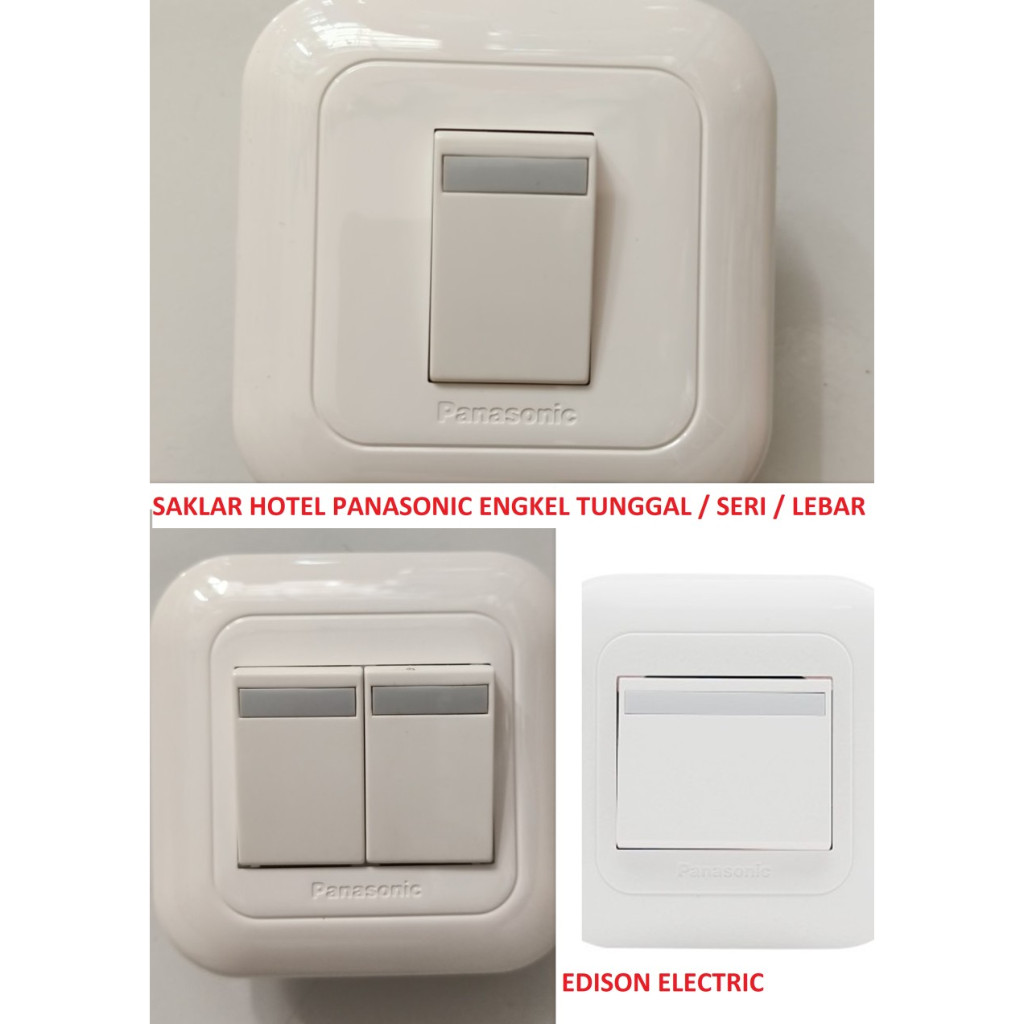 Jual PANASONIC Saklar Engkel Tunggal / SAKLAR Seri / SAKLAR Lebar LAMPU ...