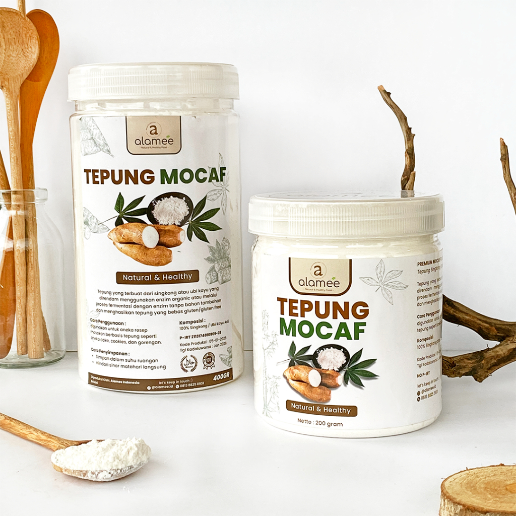 Jual ALAMEE Tepung Mocaf Gluten Free Singkong Powder Pengganti Terigu ...
