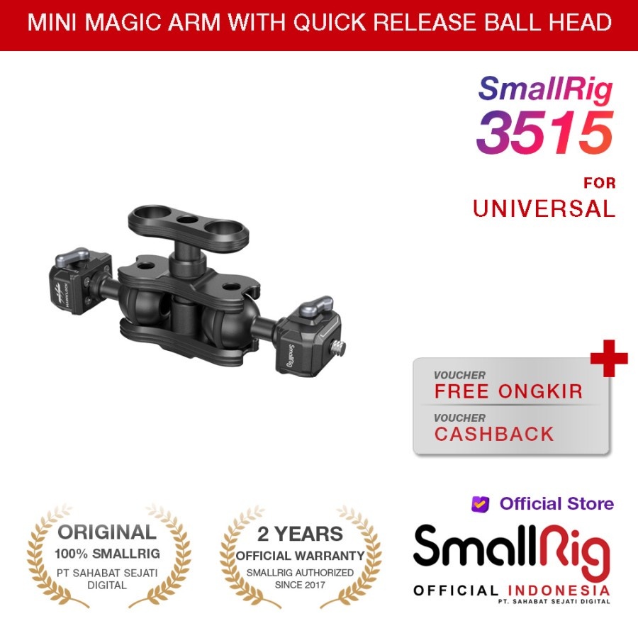 Jual SmallRig mini Magic Arm with Quick Release Ball Head 3515/3515 ...