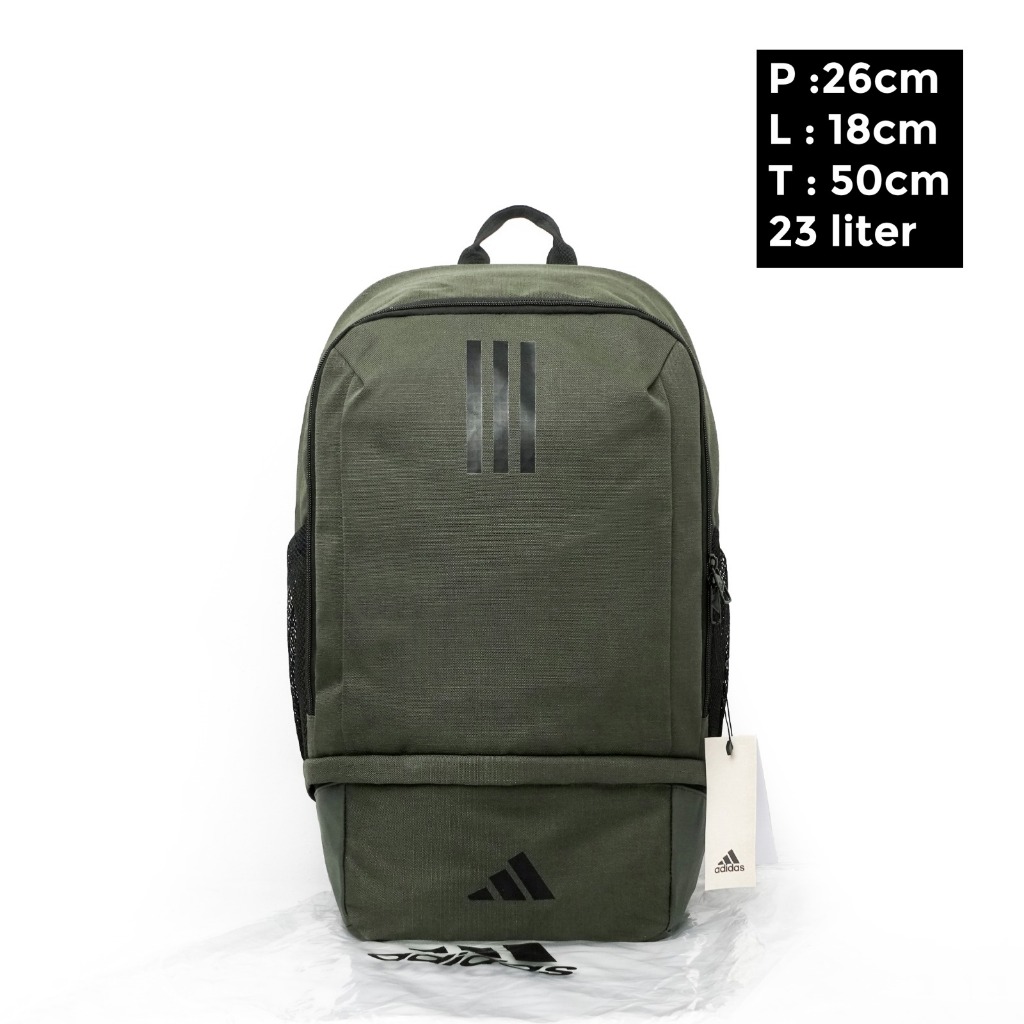 Tas Ransel Adidas Backpack Pria Waterproof Kualitas Premium Import Mirror  ORI