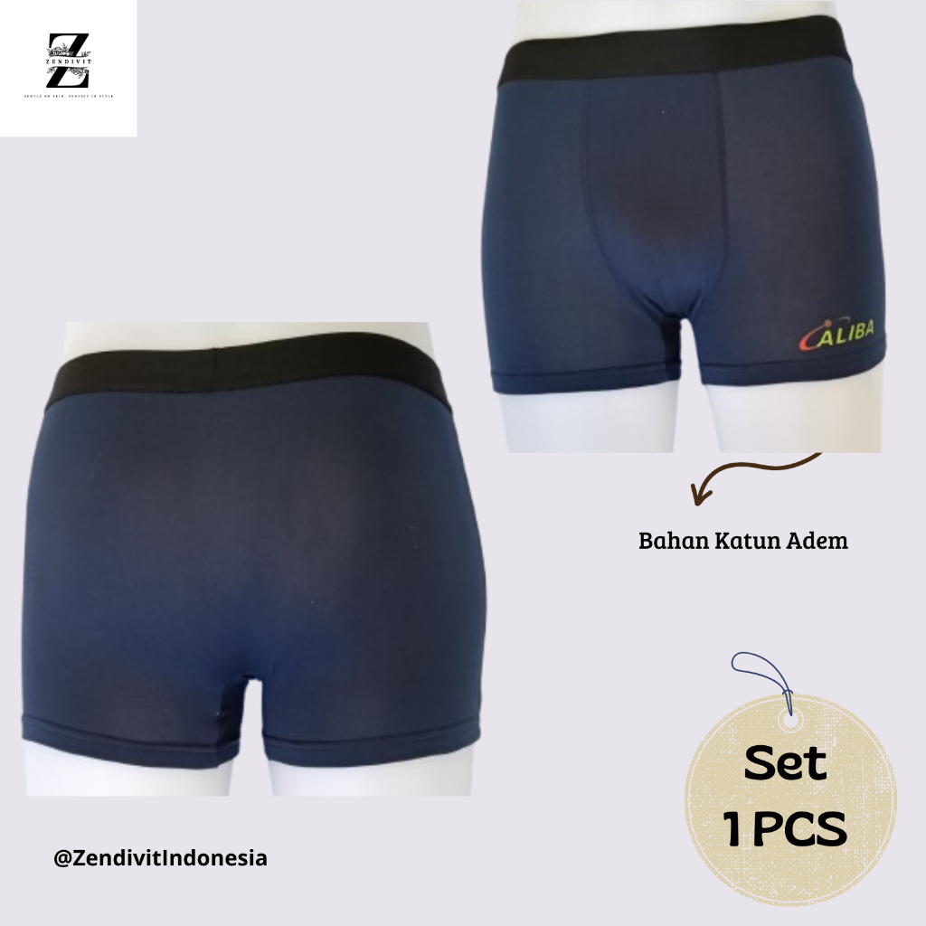 Jual BOXER ALIBA 1 PCS , Bahan Katun, Celana Dalam Pria Dewasa, Murah ...