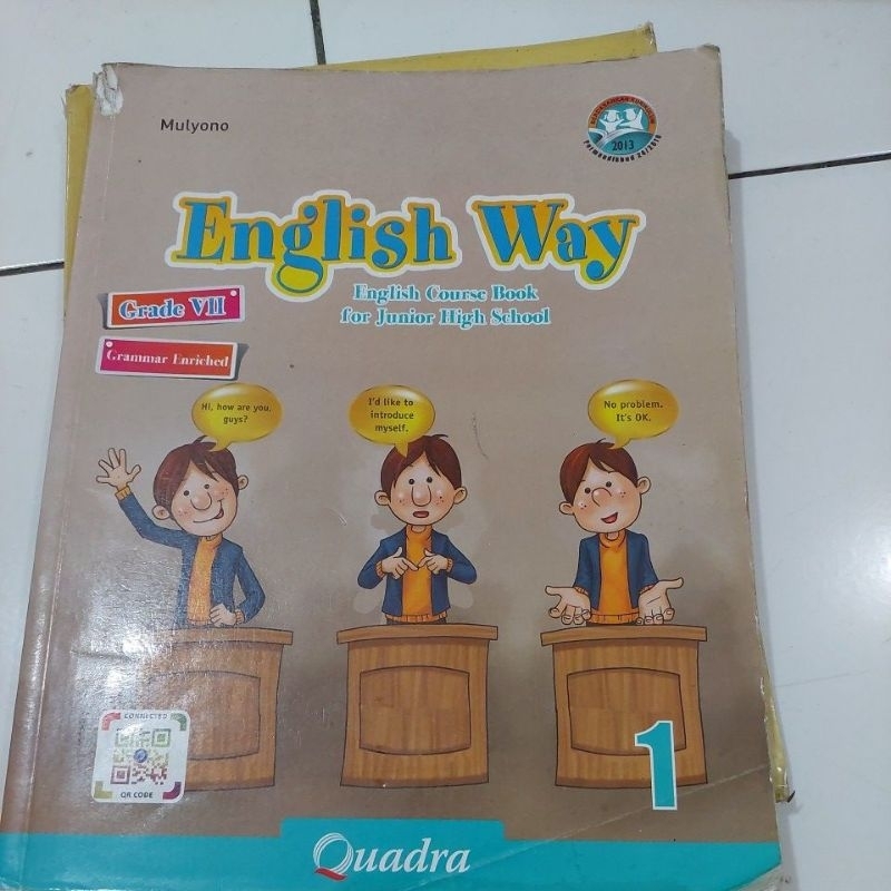 Jual buku ENGLISH WAY ENGLISH COURSE BOOK FOR JUNIOR HIGH SCHOOL ...