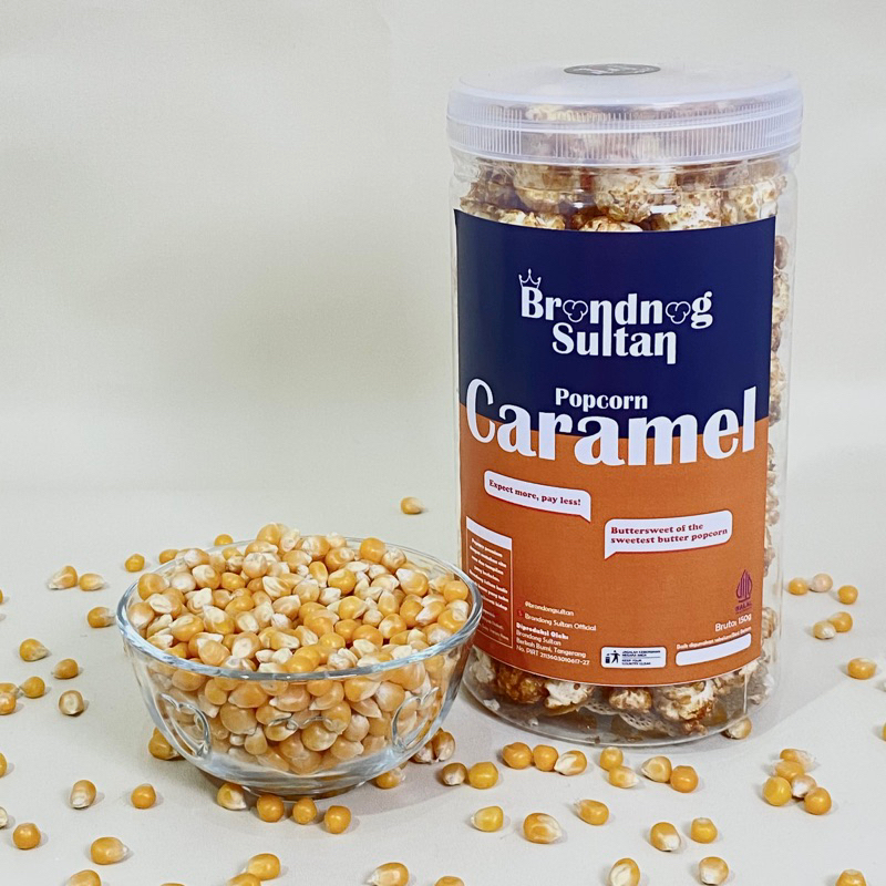 Jual [New Packaging] Popcorn Rasa Karamel/ Jagung Popcorn Caramel Snack ...