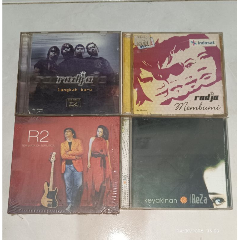 Jual cd Indonesia RADJA-Langkah Baru (2) / RADJA-Membumi (3) / R2 ...
