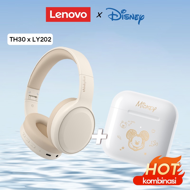 Jual Lenovo Thinkplus TH30 True Wireless Bluetooth Headset Headphone V5 ...