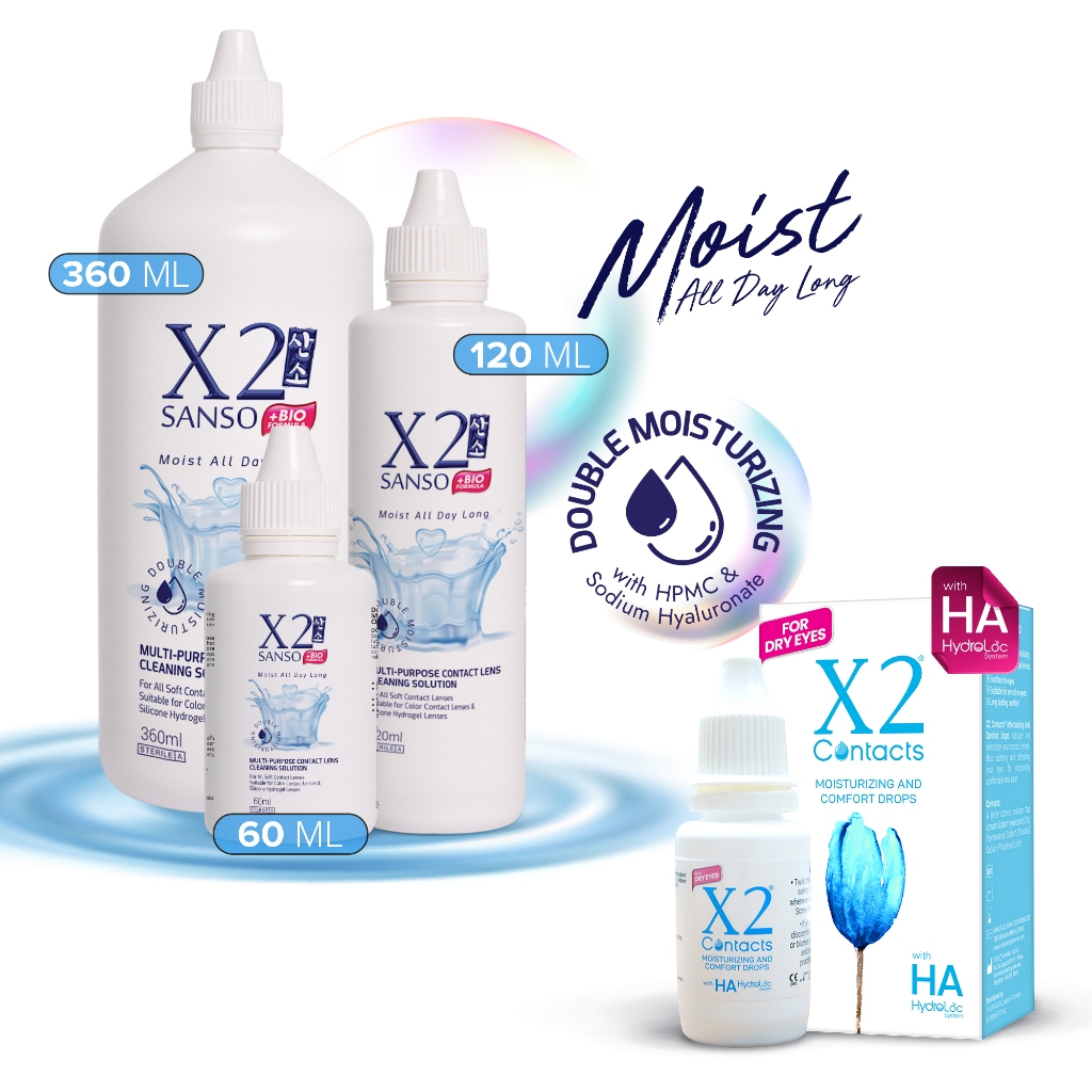 Jual X2 Softlens - X2 Sanso + Bio Formula Multi Purpose Solutions | X2 ...