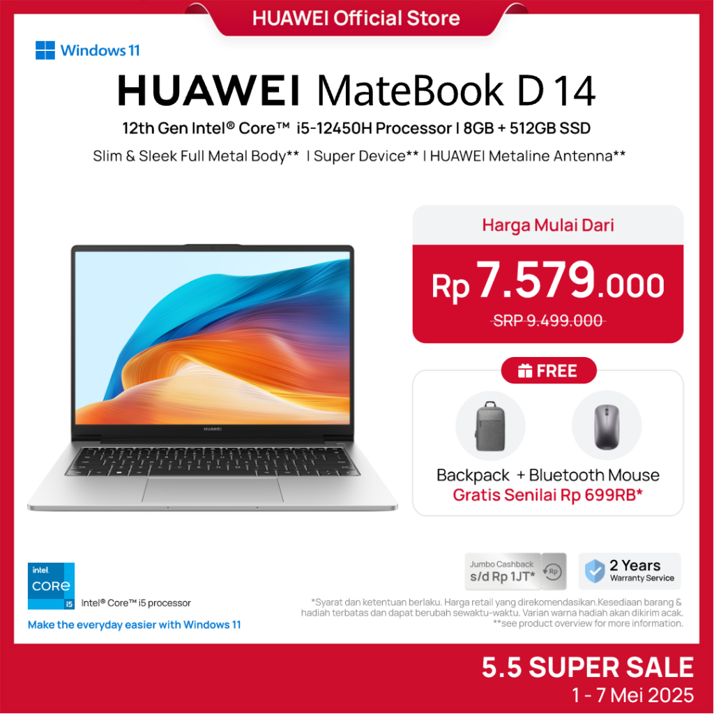 HUAWEI MateBook D 14