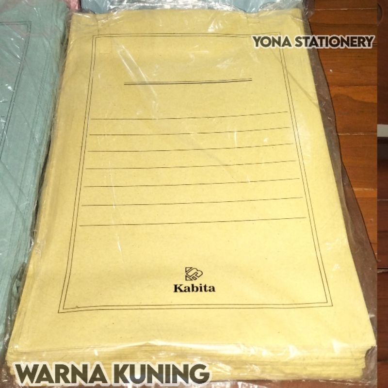 Jual Stop Map Folio | 1 Pak: 50 Lembar | Tersedia 4 Warna: Pink, Kuning ...