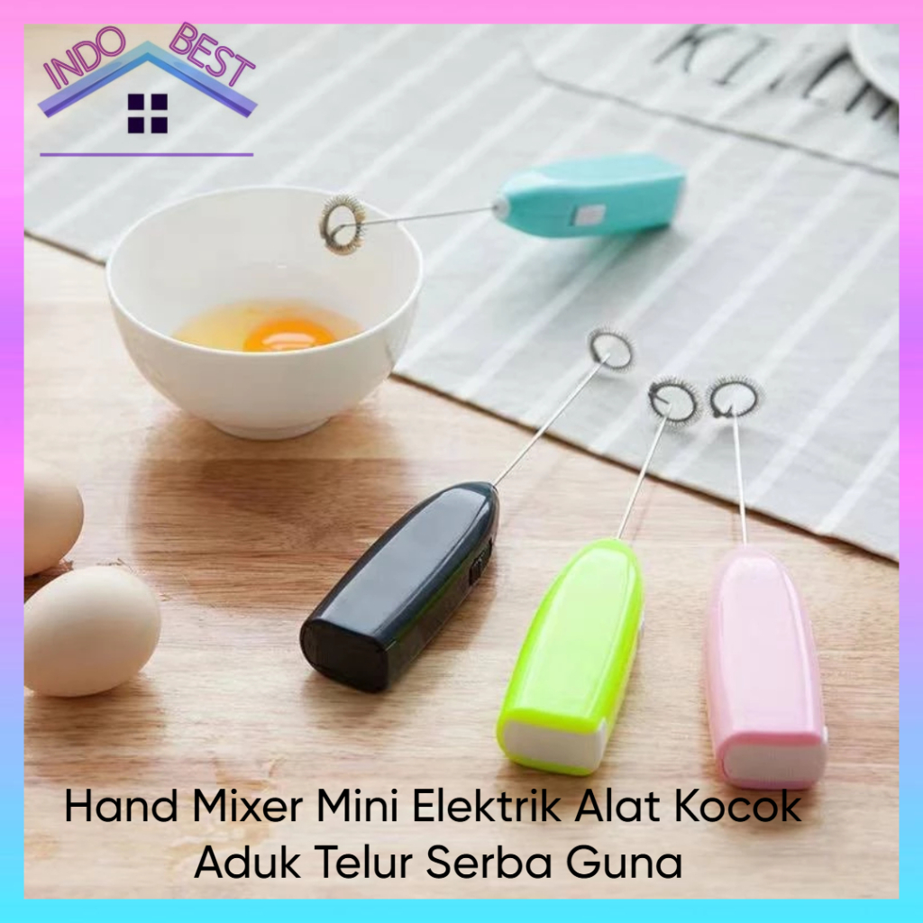 Jual Indoboss | Pengocok Kopi Susu | Hand Mixer Mini Elektrik Alat ...
