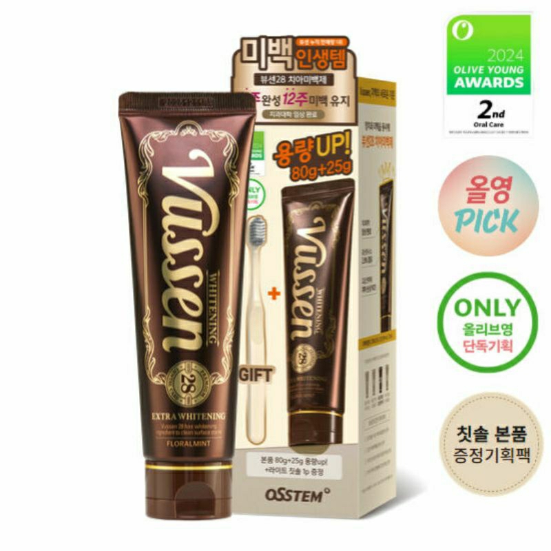 Jual [READY] OSSTEM PHARMA - VUSSEN 28 Extra Whitening Toothpaste ...